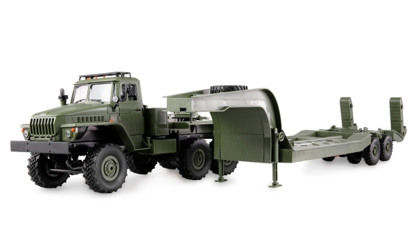 22671 URAL B36 MILITÄR LKW 6WD MIT TIEFLADER 1:16 RTR